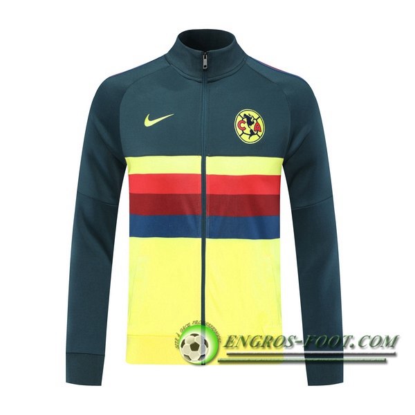 Nouveaux Veste Foot Club America Jaune 2020/2021