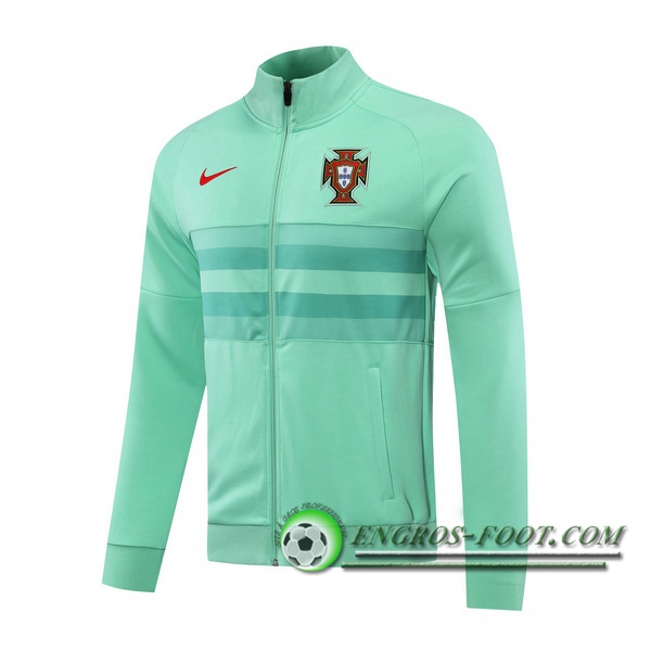 Nouveaux Veste Foot Portugal Vert 2020/2021