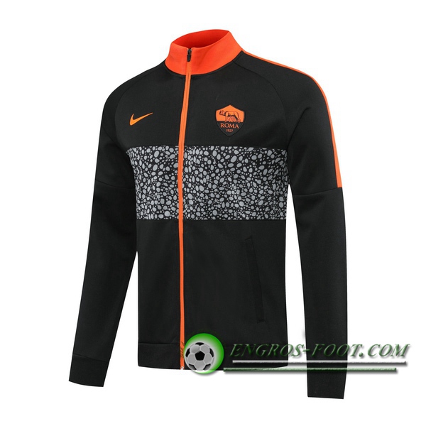 Nouveaux Veste Foot AS Roma Noir 2020/2021