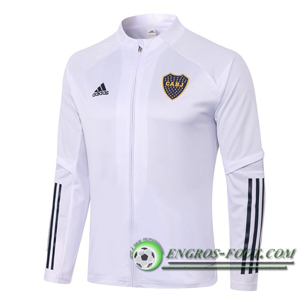 Nouveaux Veste Foot Boca Juniors Blanc 2020/2021