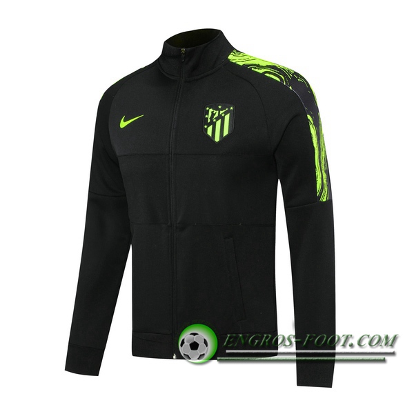 Nouveaux Veste Foot Atletico Madrid Noir Vert 2020/2021