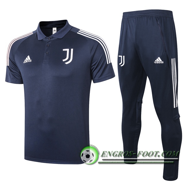 Ensemble Polo Juventus + Pantalon Bleu Royal 2020/2021