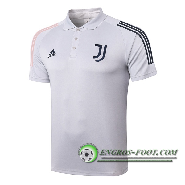 Polo Foot Juventus Gris Clair 2020/2021