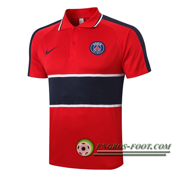 Polo Foot Paris PSG Rouge 2020/2021