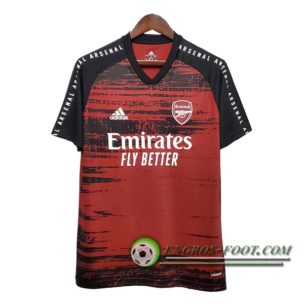 Training T-Shirts Arsenal Noir/Rouge 2020/2021