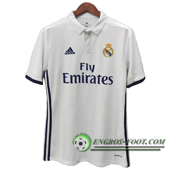 Engros-foot: Maillot de Foot Real Madrid Retro Domicile 2016/2017 Thailande