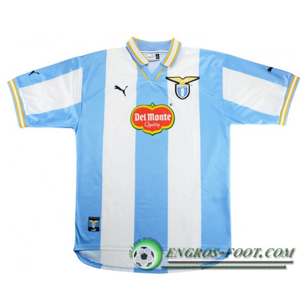 Engros-foot: Maillot de Foot SS Lazio Retro Domicile 1999/2000 Thailande