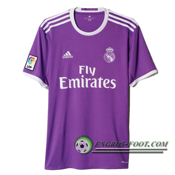 Engros-foot: Maillot de Foot Real Madrid Retro Exterieur 2016/2017 Thailande