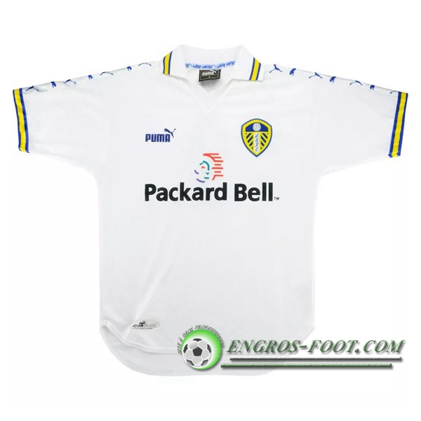 Engros-foot: Maillot de Foot Leeds United Retro Domicile 1999/2000 Thailande