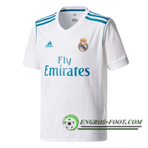 Engros-foot: Maillot de Foot Real Madrid Retro Domicile 2017/2018 Thailande