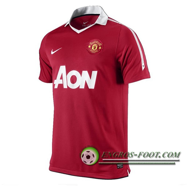 Engros-foot: Maillot de Foot Manchester United Retro Domicile 2010/2011 Thailande