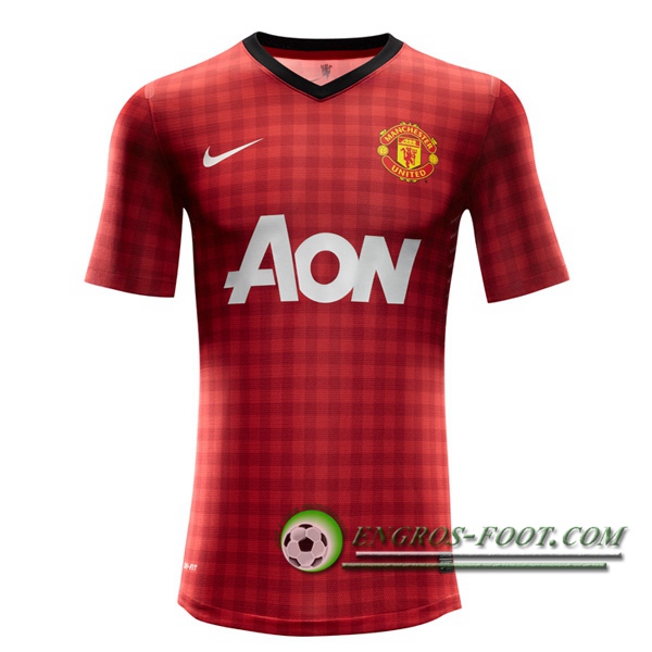 Engros-foot: Maillot de Foot Manchester United Retro Domicile 2012/2013 Thailande