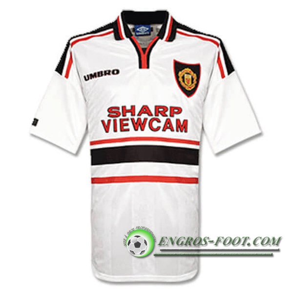 Engros-foot: Maillot de Foot Manchester United Retro Exterieur 1997/1999 Thailande