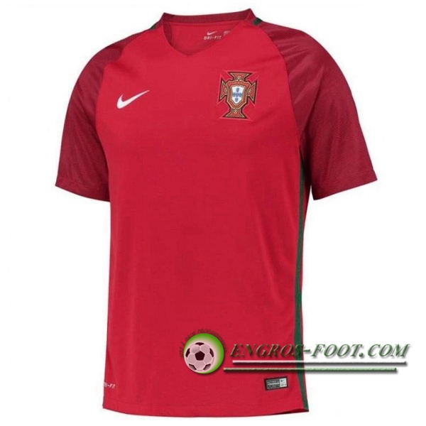 Engros-foot: Maillot de Foot Portugal Retro Domicile 2016 Thailande