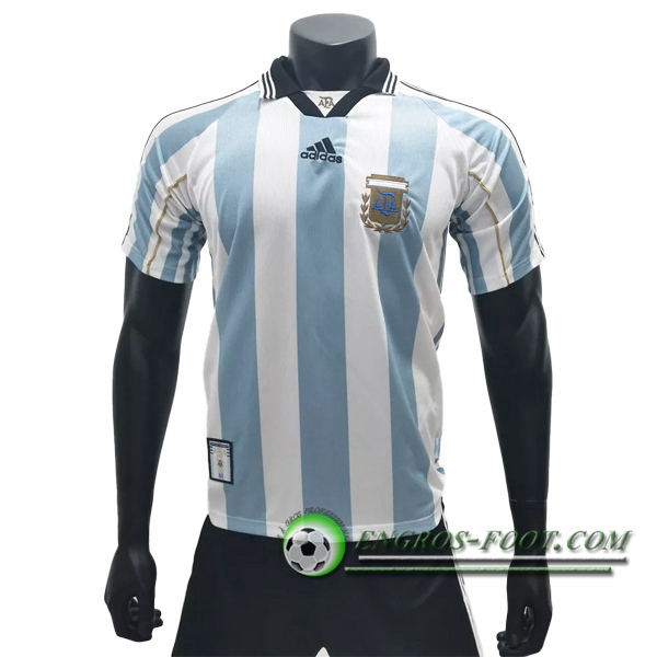 Engros-foot: Maillot de Foot Argentine Retro Domicile 1998 Thailande