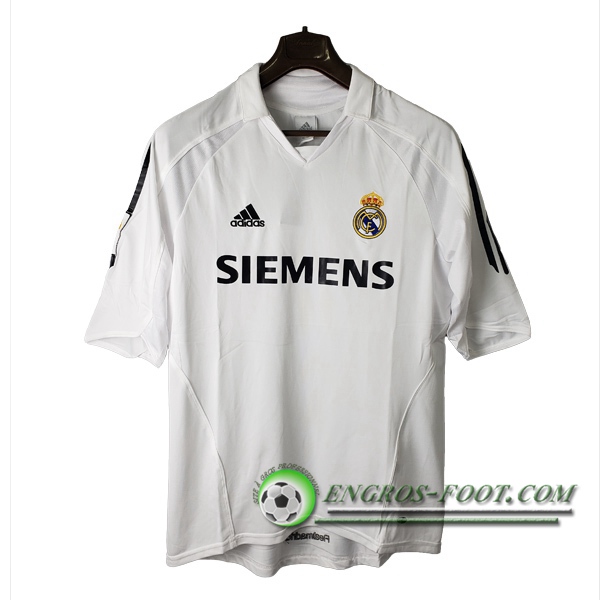 Engros-foot: Maillot de Foot Real Madrid Retro Domicile 2005/2006 Thailande