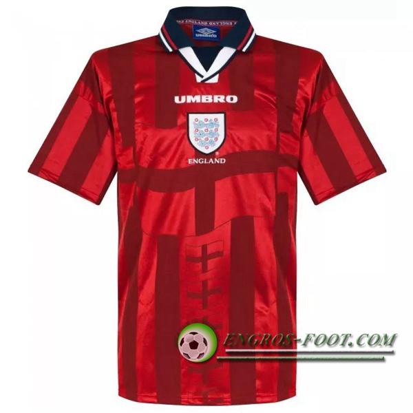 Engros-foot: Maillot de Foot Angleterre Retro Exterieur 1998 Thailande