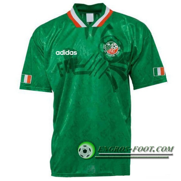 Engros-foot: Maillot de Foot Irlande Retro Domicile 1994 Thailande