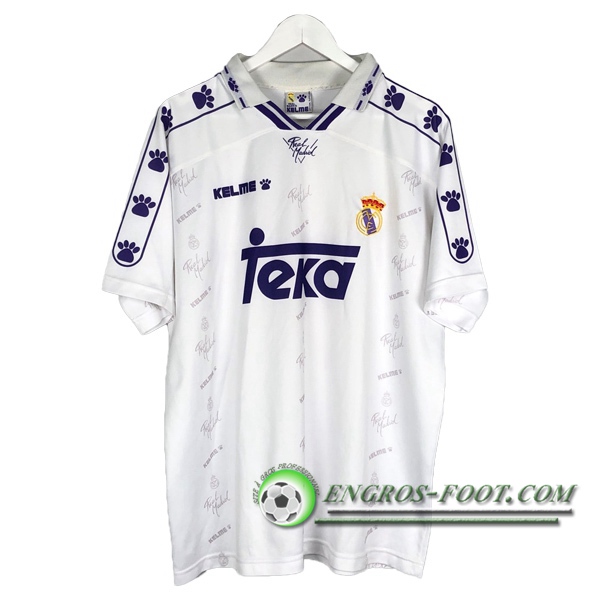 Engros-foot: Maillot de Foot Real Madrid Retro Domicile 1994/1996 Thailande