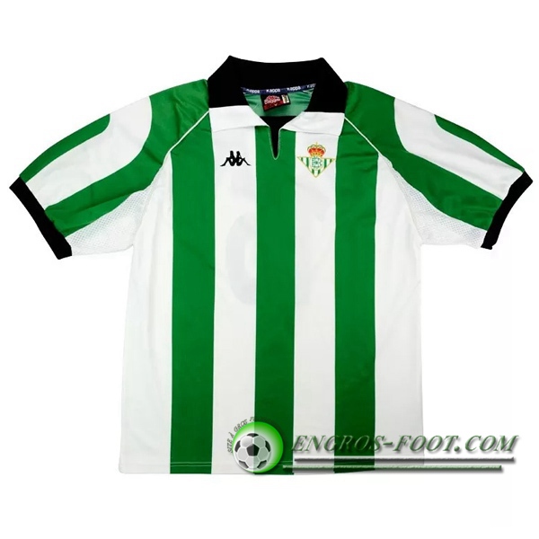 Engros-foot: Maillot de Foot Real Betis Retro Domicile 1998/1999 Thailande