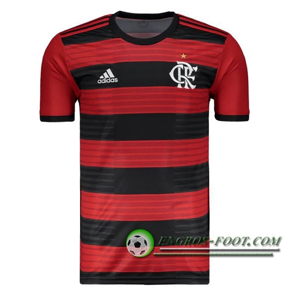 Engros-foot: Maillot de Foot Flamengo Retro Domicile 2018/2019 Thailande