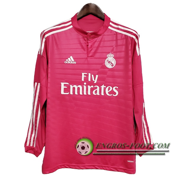 Engros-foot: Maillot de Foot Real Madrid Retro Exterieur Manche Longue 2014/2015 Thailande