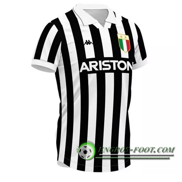 Engros-foot: Maillot de Foot Juventus Retro Domicile 1984/1985 Thailande