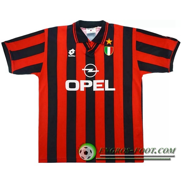 Engros-foot: Maillot de Foot Milan AC Retro Domicile 1996/1997 Thailande