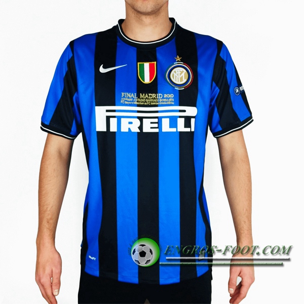 Engros-foot: Maillot de Foot Inter Milan Retro Domicile 2009/2010 Thailande