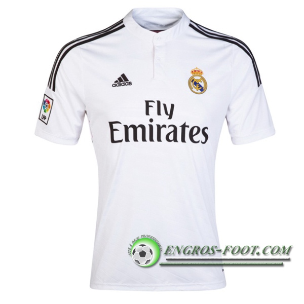 Engros-foot: Maillot de Foot Real Madrid Retro Domicile 2014/2015 Thailande