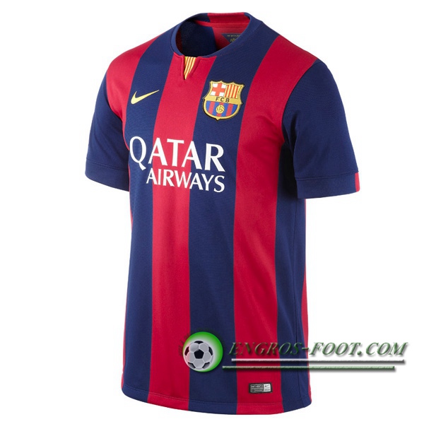 Engros-foot: Maillot de Foot FC Barcelone Retro Domicile 2014/2015 Thailande