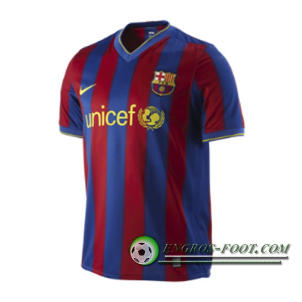 Engros-foot: Maillot de Foot FC Barcelone Retro Domicile 2009/2010 Thailande