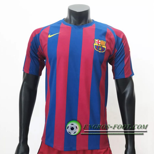 Engros-foot: Maillot de Foot FC Barcelone Retro Domicile 2005/2006 Thailande