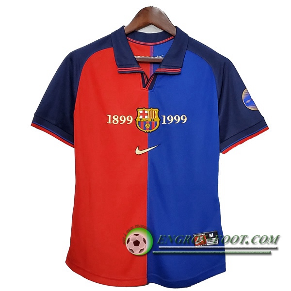 Engros-foot: Maillot de Foot FC Barcelone Retro Version 100e Anniversaire Thailande