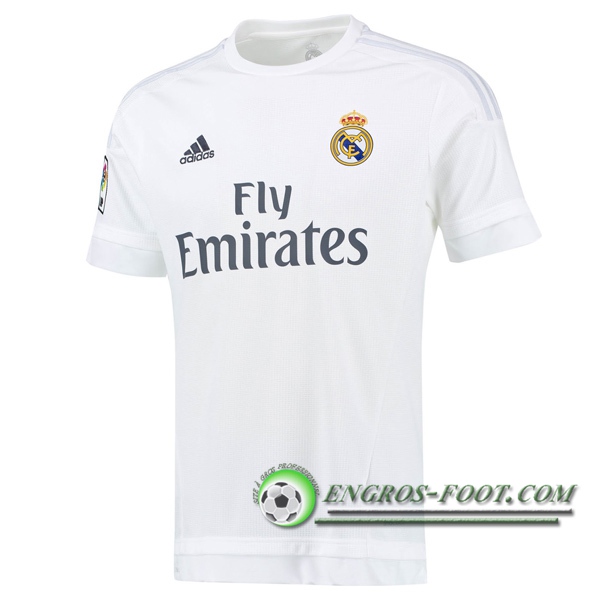 Engros-foot: Maillot de Foot Real Madrid Retro Domicile 2015/2016 Thailande