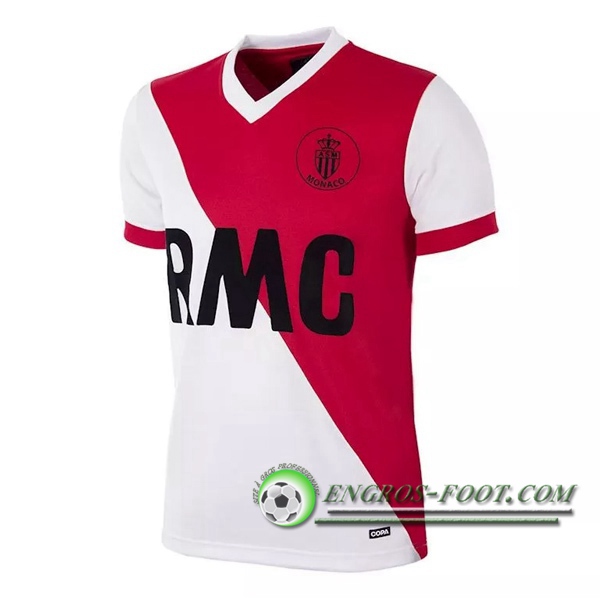 Engros-foot: Maillot de Foot AS Monaco Retro Domicile 1982/1984 Thailande