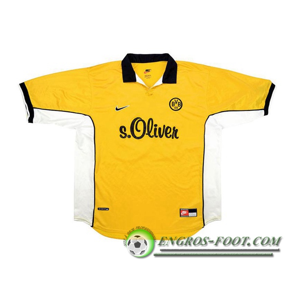 Engros-foot: Maillot de Foot Dortmund BVB Retro Domicile 1998/2000 Thailande