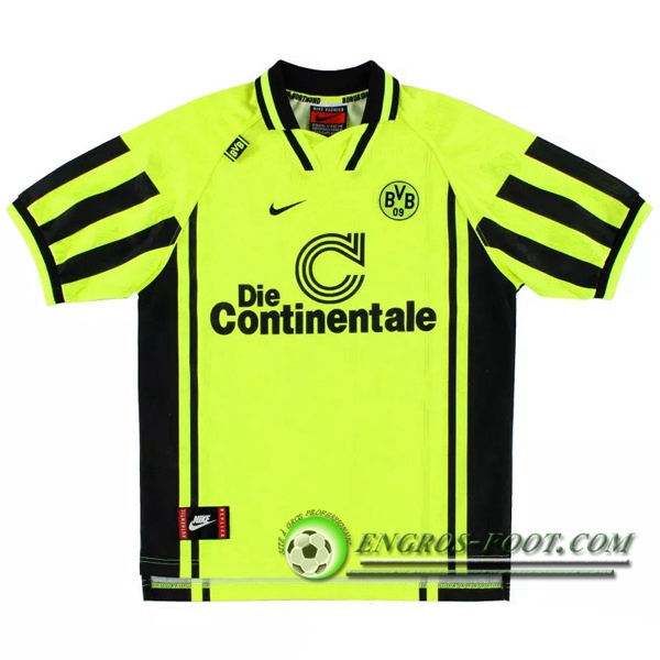 Engros-foot: Maillot de Foot Dortmund BVB Retro Domicile 1996/1997 Thailande