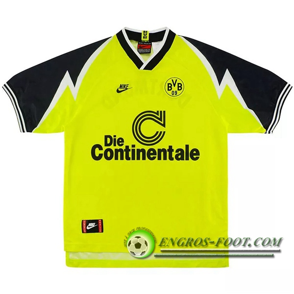 Engros-foot: Maillot de Foot Dortmund BVB Retro Domicile 1995/1996 Thailande