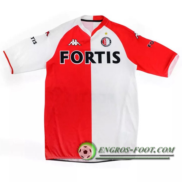 Engros-foot: Maillot de Foot Feyenoord Retro Domicile 2007/2008 Thailande