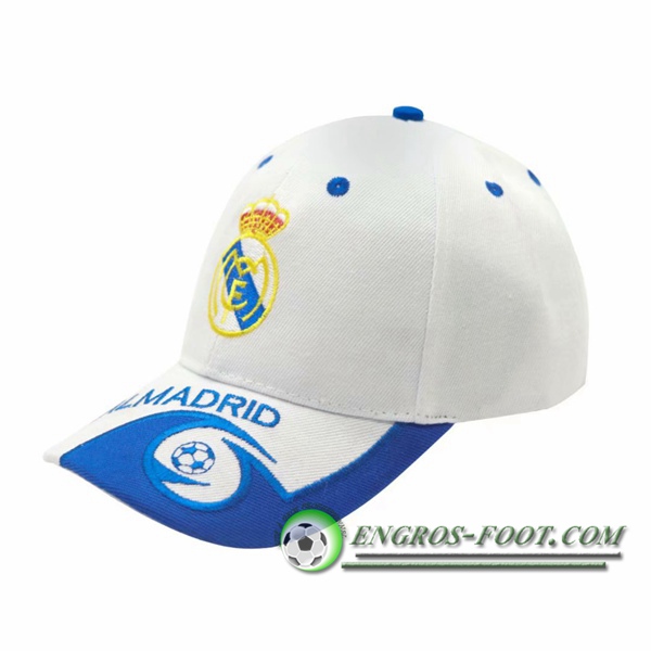 Casquette de Foot Real Madrid Blanc