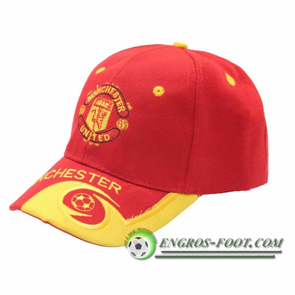 Casquette de Foot Manchester United Rouge