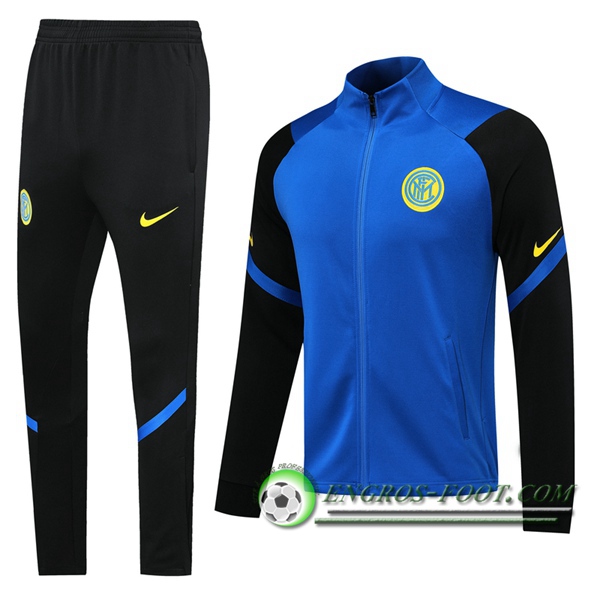 Ensemble Survetement de Foot - Veste Inter Milan Bleu 2020/2021