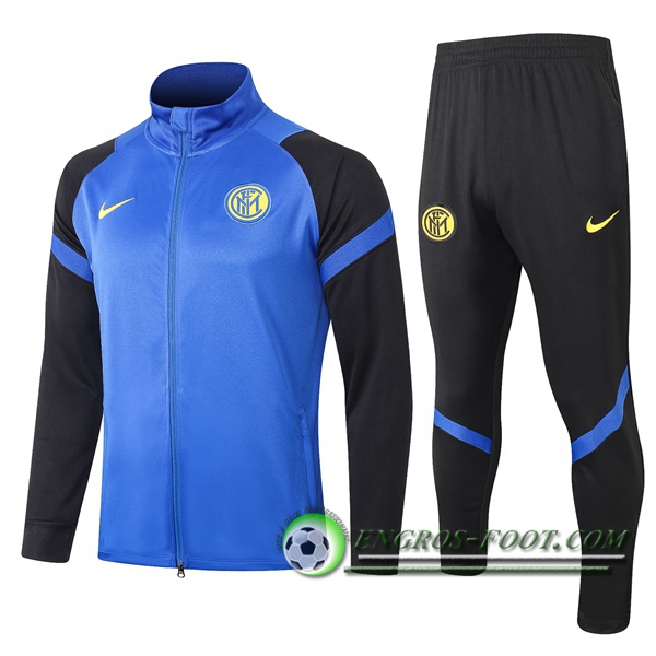 Ensemble Survetement de Foot - Veste Inter Milan Bleu 2020/2021