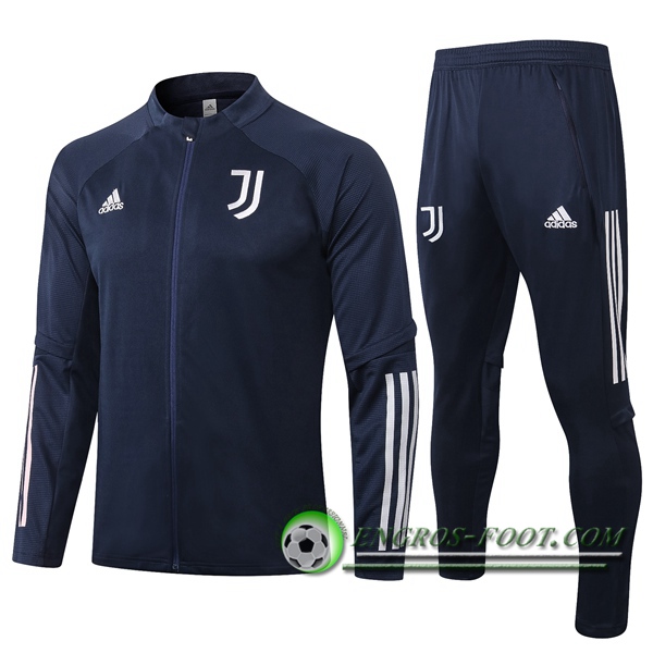 Ensemble Survetement de Foot - Veste Juventus Bleu Royal 2020/2021