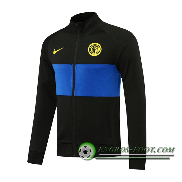 Nouveaux Veste Foot Inter Milan Noir 2020/2021