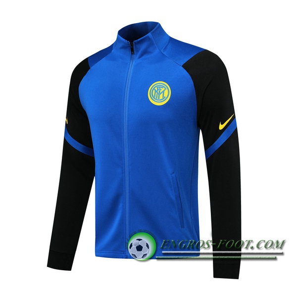 Nouveaux Veste Foot Inter Milan Bleu 2020/2021