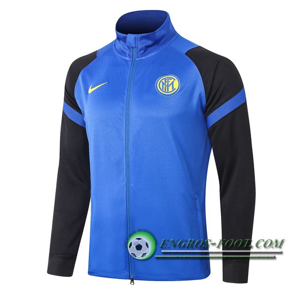 Nouveaux Veste Foot Inter Milan Bleu 2020/2021