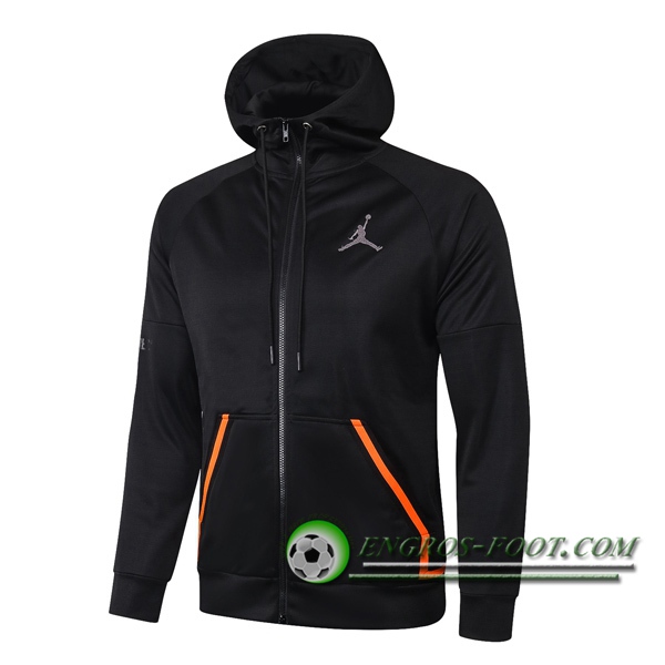 Veste A Capuche Pairis PSG Jordan Noir 2020/2021