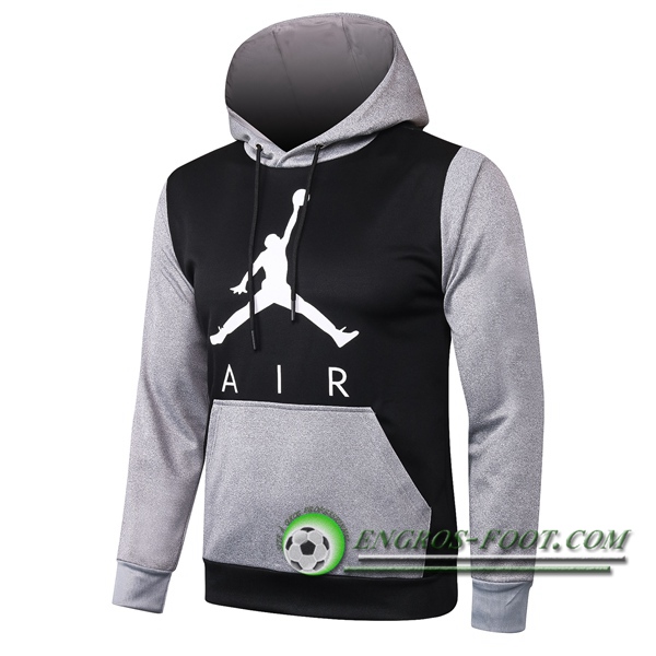 Veste A Capuche Pairis PSG Jordan Noir Gris 2020/2021